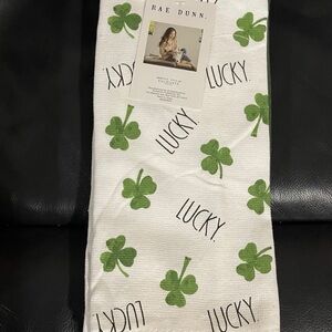 Rae Dunn St Patricks Kitchen Towels LUCKY